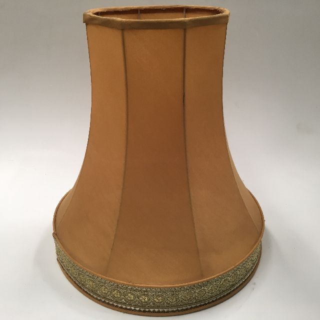 LAMPSHADE, Vintage (Large) - Gold w Gold Braid